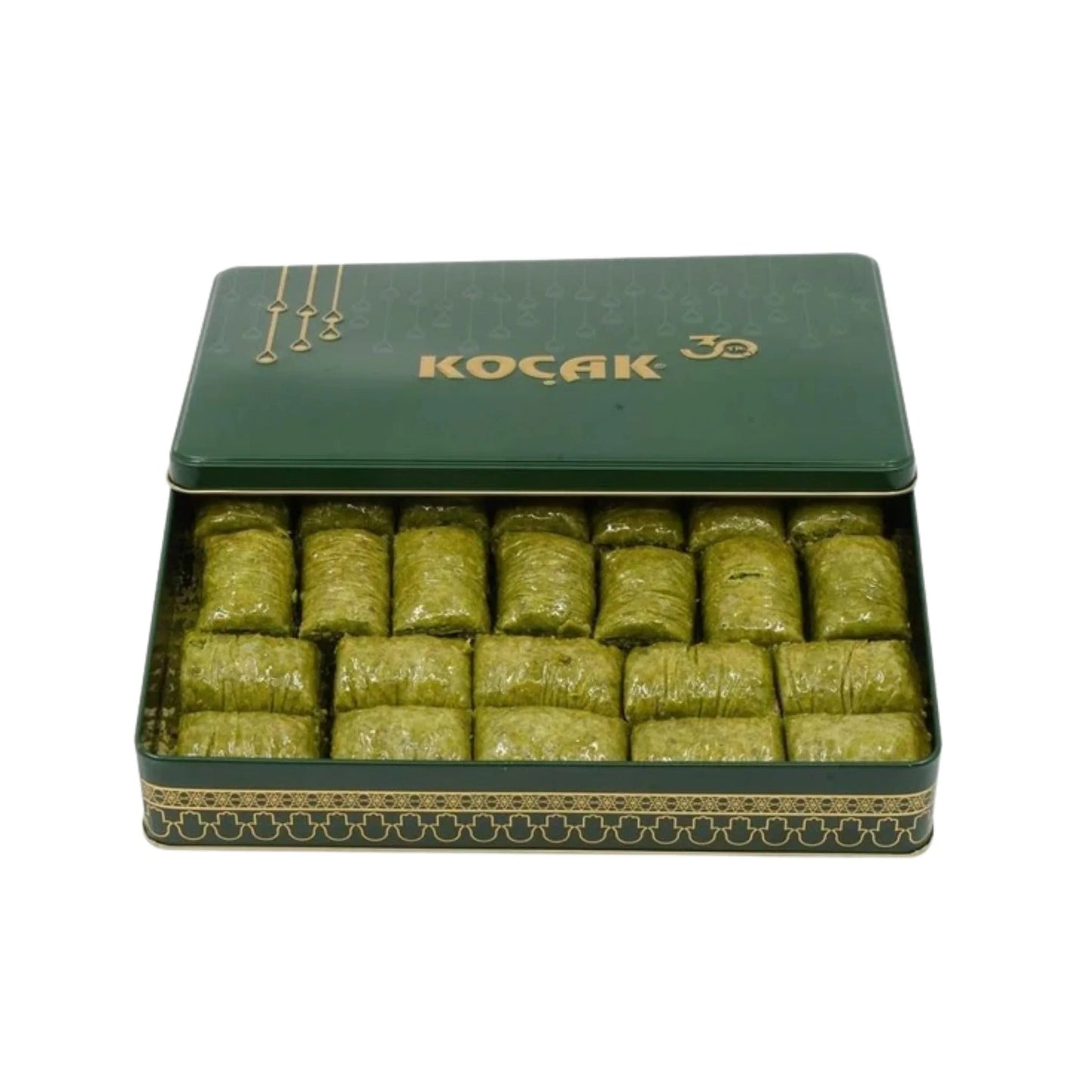 Kocak Pistachio Rolls Baklava – Premium Turkish Dessert