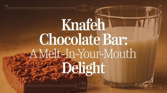 Knafeh Chocolate Bar: Middle Eastern Fusion Treat