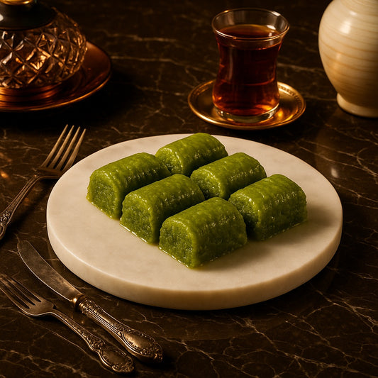 Kocak Pistachio Rolls Baklava – Premium Turkish Dessert