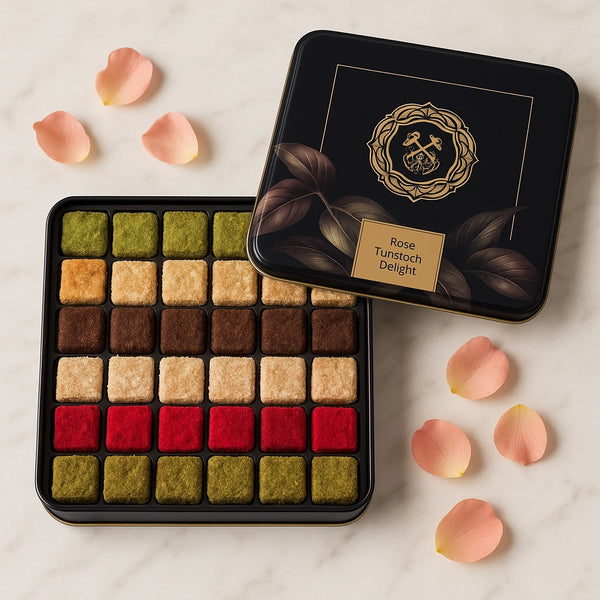 Mixed Turkish Delight Gift Box – Pistachio, Oreo, Raspberry & Lotus (17.6 oz)