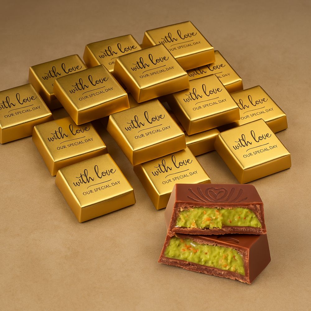 Dubai Chocolate Bar with Pistachio & Kunafa