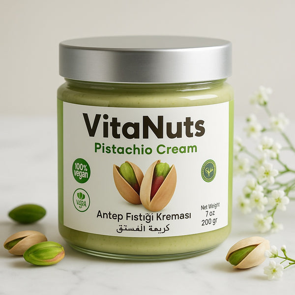 Pistachio Cream %35 – Smooth Vegan Pistachio Spread (7 oz)