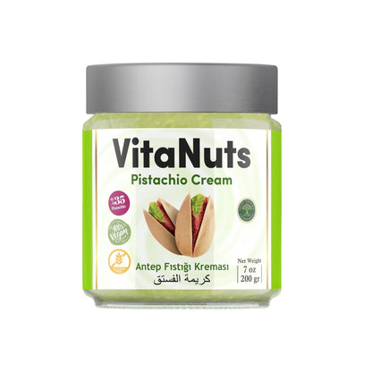 Pistachio Cream %35 – Smooth Vegan Pistachio Spread (7 oz)